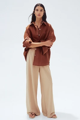 Chemise ample en lin