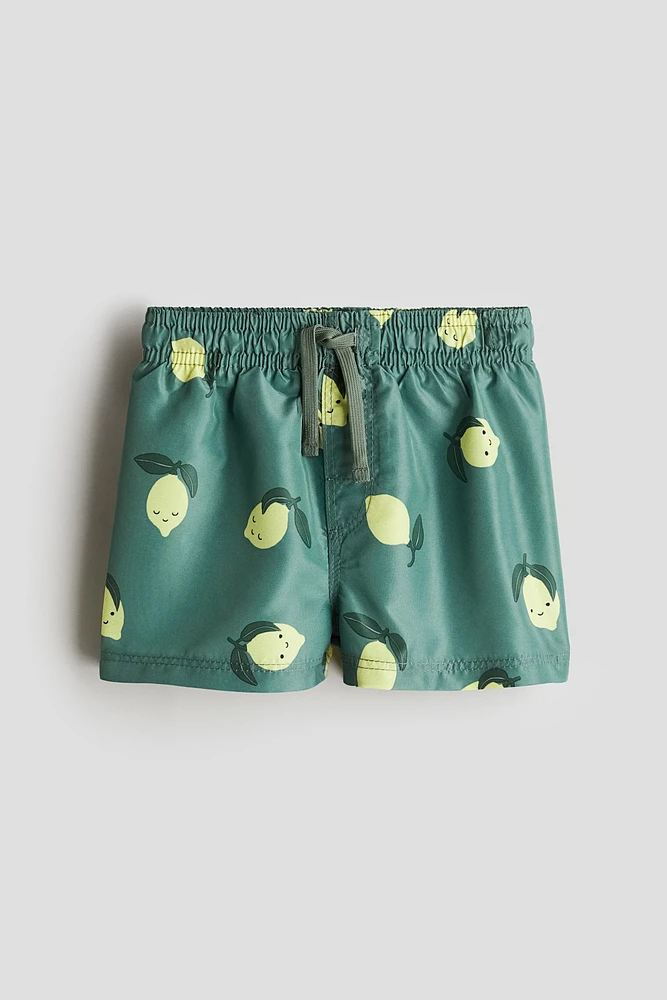 Patterned Swim Shorts