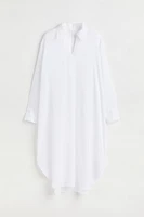 Lyocell-blend Shirt Dress