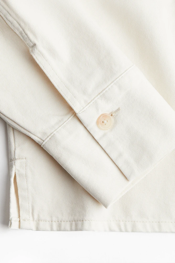 Chemise ample à enfiler en denim
