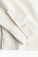 Oversized Pullover Denim Shirt