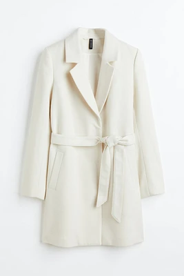 Tie Belt Coat