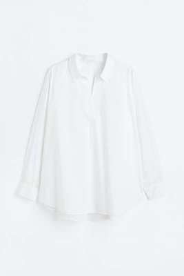 H&M+ Linen-blend Shirt