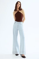 Maillot tanga en crêpe