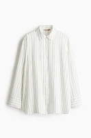 Linen-Blend Shirt