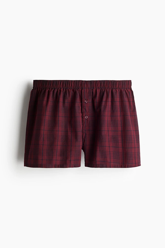 5-pack Woven Cotton Boxer Shorts