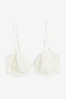 Non-padded Underwire Lace Bra