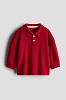 Long-Sleeved Polo Shirt