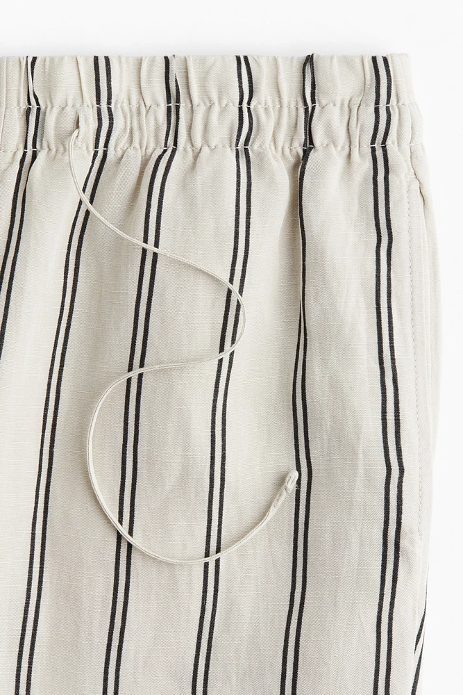 Pantalon en lin mélangé