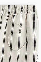 Linen-Blend Pants