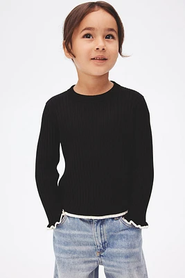 Rib-knit Sweater