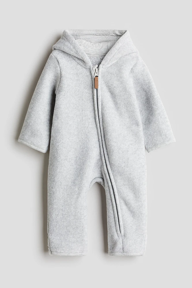 Hooded Fleece Jumpsuit