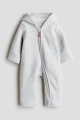 Hooded Fleece Jumpsuit