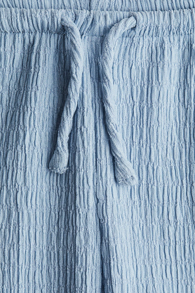 Pantalon en jersey texturé