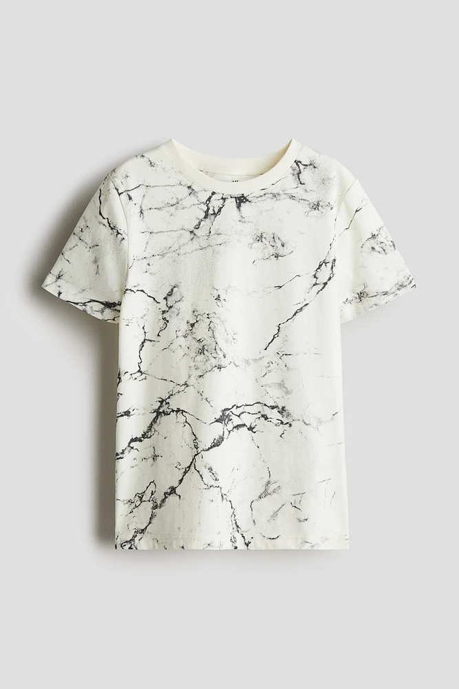 Printed cotton T-shirt