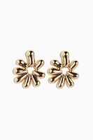 Flower-Shaped Earrings