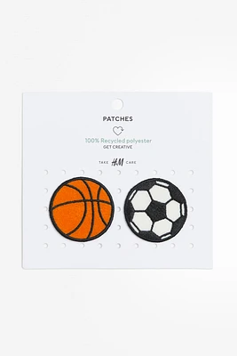 2-pack Sport-motif Repair Patches