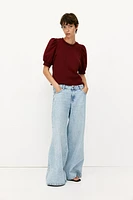 Puff-Sleeved Top