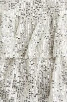 Tiered Sequined Skirt