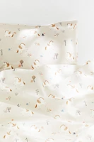 Patterned Cotton Duvet Cover Set