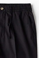 Pantalon court coupe classique en coton