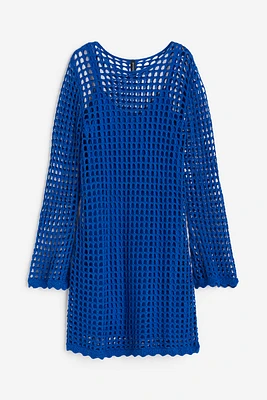 Hole-knit Dress