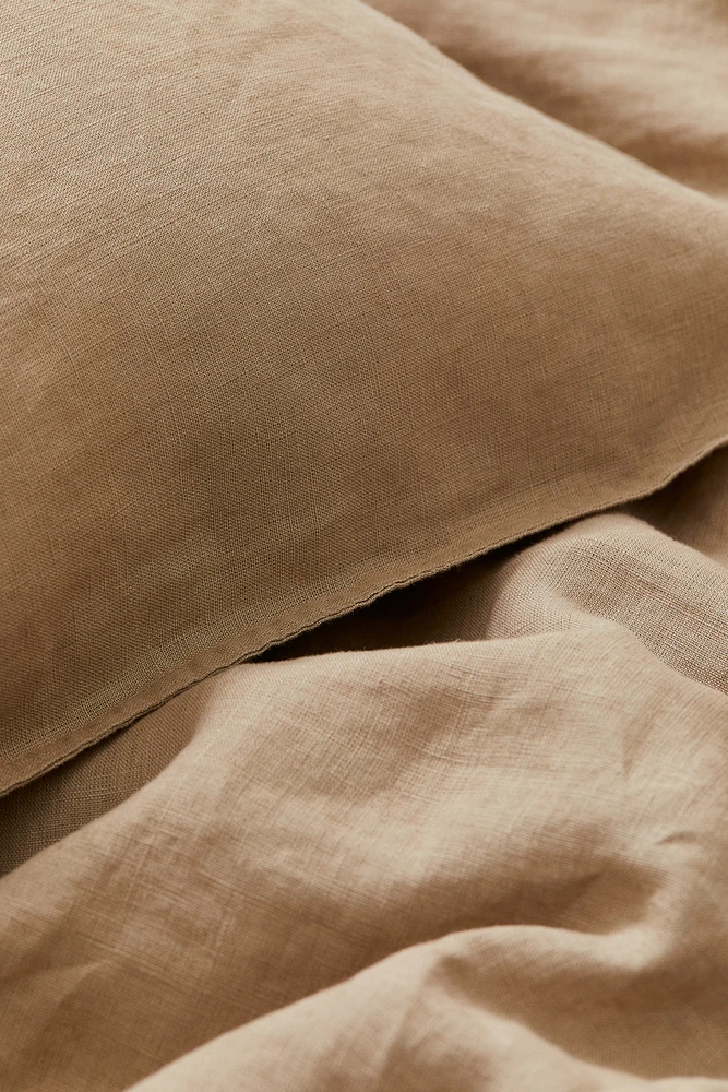 Enveloppe de couette lit simple en lin