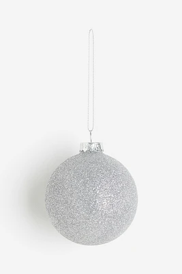 Glittery Glass Christmas Ornament