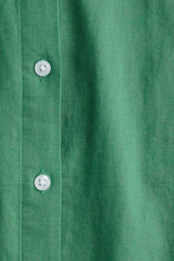 Chemise en lin mélangé