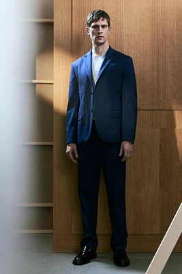 Veste classique à fermeture droite