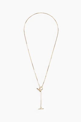 T-Bar Lariat Necklace