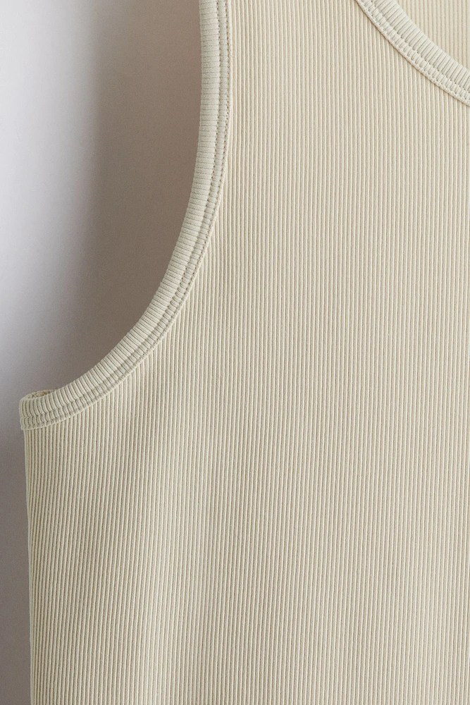 Slim Fit Ribbed Tank Top