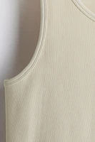 Slim Fit Ribbed Tank Top