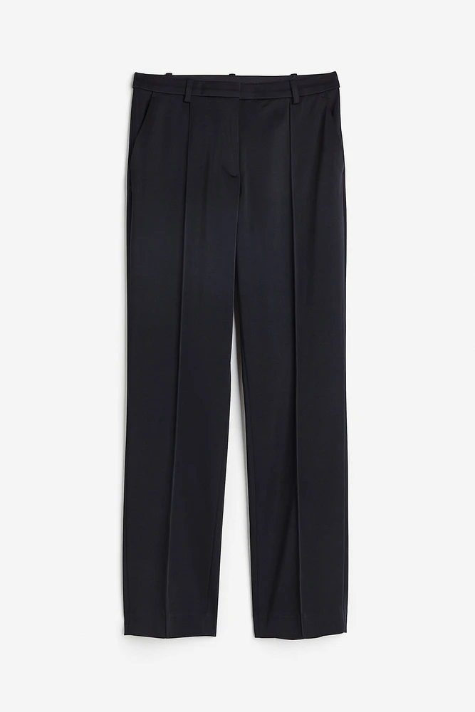 Slim Satin Pants