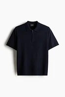 Slim Fit Half-zip Polo Shirt