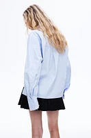 Embroidered Poplin Shirt