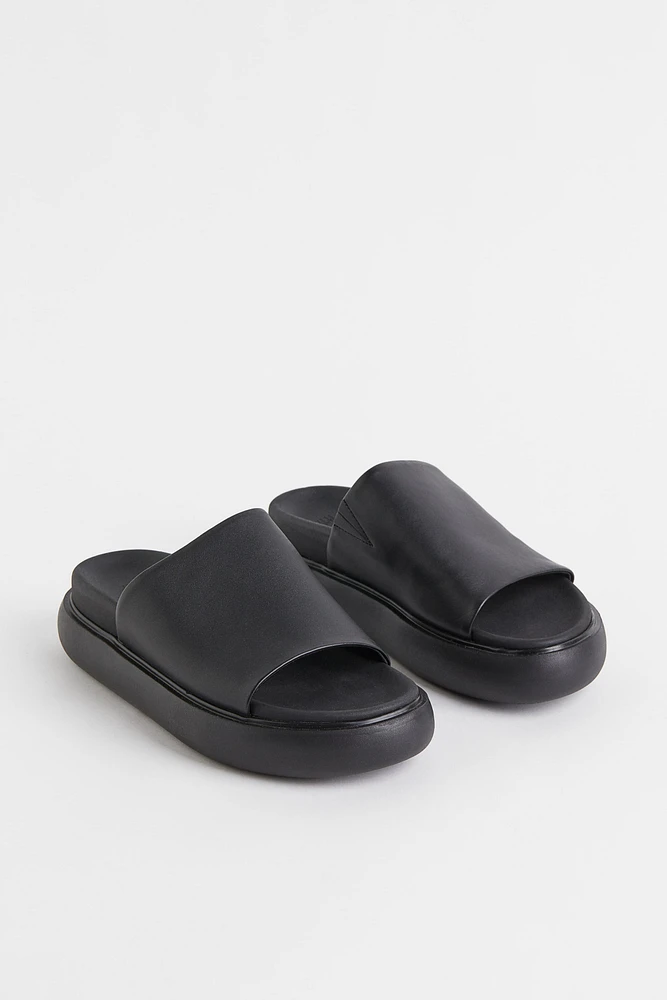 Leather Slides