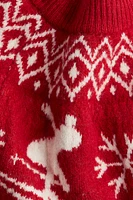 Jacquard-Knit Sweater