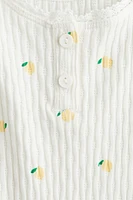 Camisole en pointelle de coton