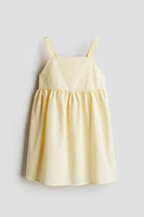 Tie-Detail Cotton Dress