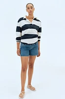 MAMA Denim Shorts