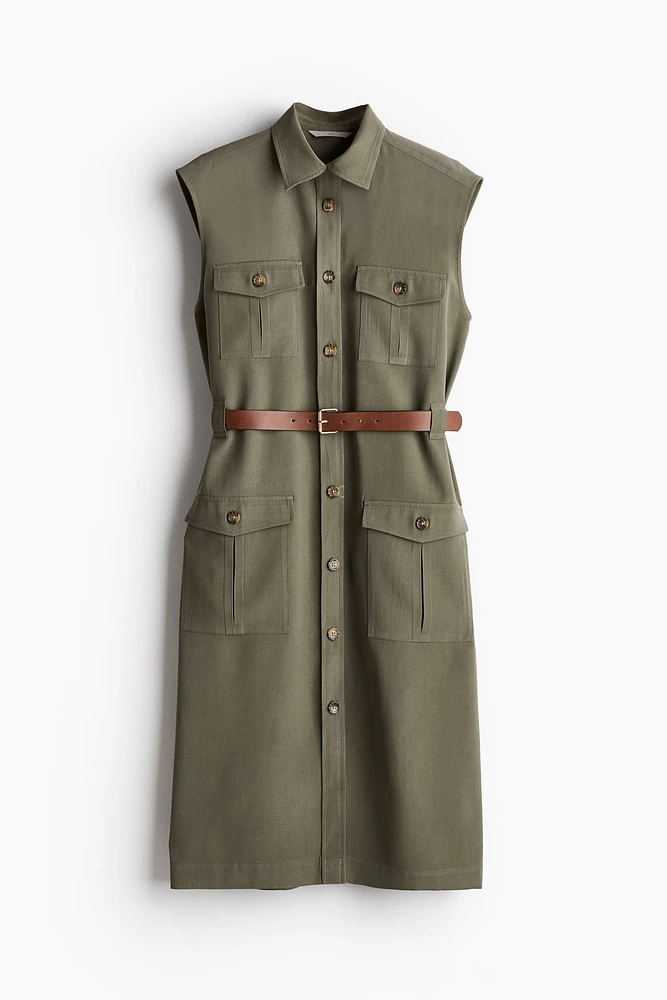 Belted Cargo Dress