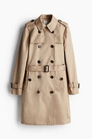 Knee-Length Trench Coat