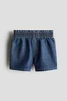 Loose Fit Denim Shorts