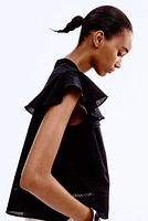 Dobby-Weave Blouse
