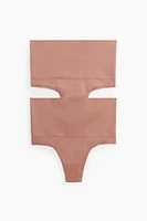 2-pack Medium Shape Thong Briefs