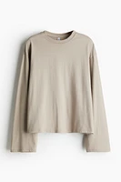 Long-Sleeved Cotton Top