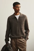 Regular Fit Half-Zip Sweater