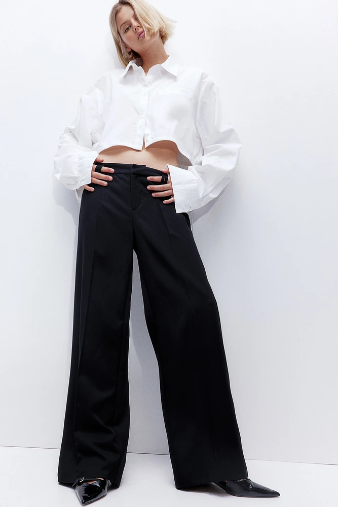 Wide-leg Dress Pants