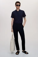 Slim Fit Lyocell Polo Shirt